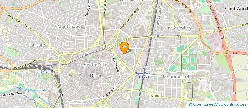 localisation de l'entreprise EDITYS.FR à DIJON