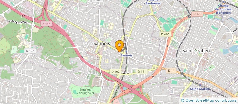 localisation de l'entreprise EDIXOS  SANNOIS