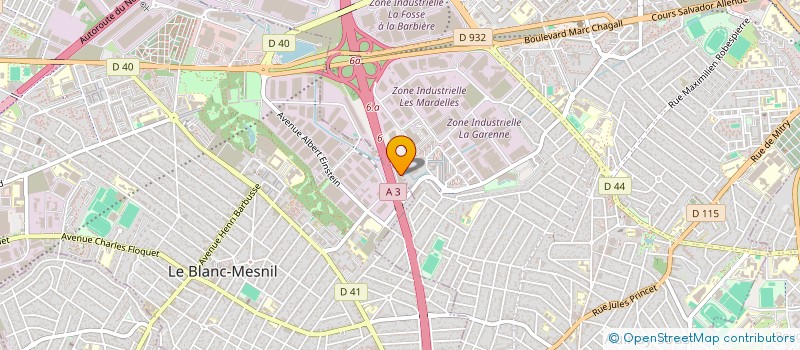 localisation de l'entreprise EDIZ à LE BLANC-MESNIL