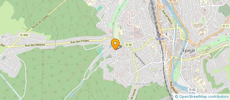 localisation de l'entreprise EDIZ IMMO  CHANTRAINE