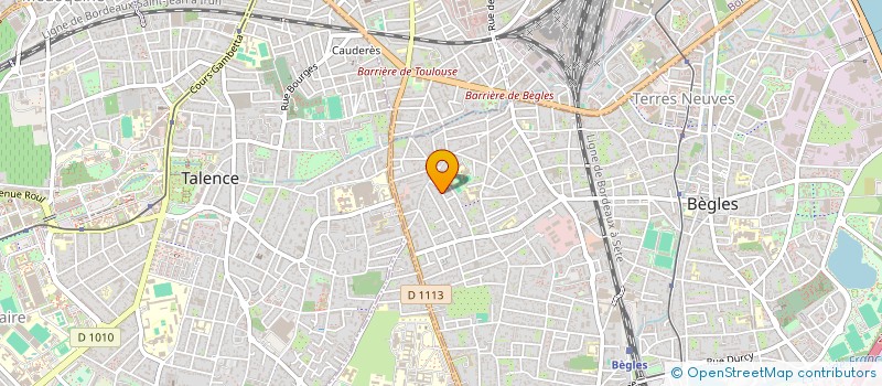 localisation de l'entreprise EDJ à BEGLES