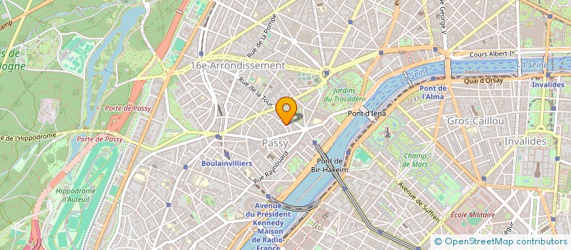 localisation de l'entreprise EDJA HOLDING  PARIS