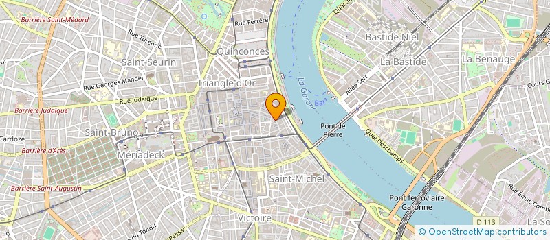localisation de l'entreprise EDJY à BORDEAUX