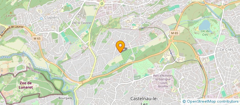 localisation de l'entreprise EDKA à CASTELNAU-LE-LEZ