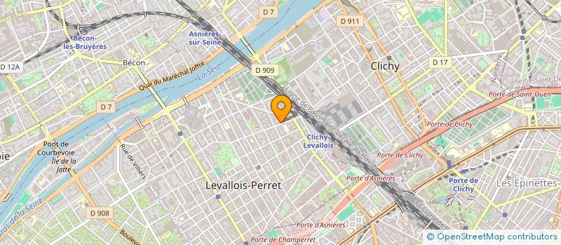 localisation de l'entreprise EDKI à LEVALLOIS-PERRET