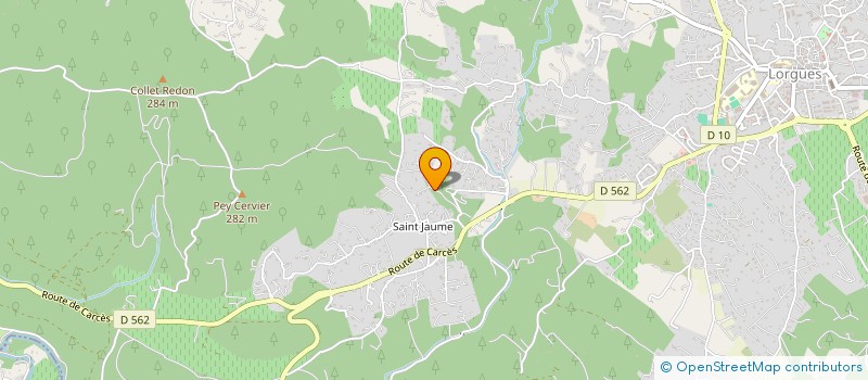 localisation de l'entreprise EDL  LORGUES