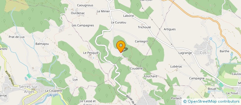 localisation de l'entreprise EDL ARIEGE à SAINT-MARTIN-DE-CARALP