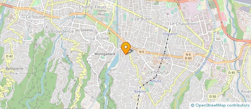 localisation de l'entreprise EDL CB REUNION à SAINT-DENIS