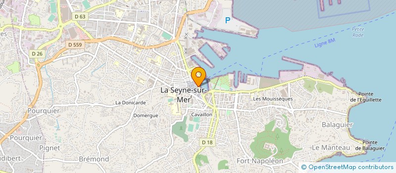 localisation de l'entreprise EDL EDITION  LA SEYNE SUR MER