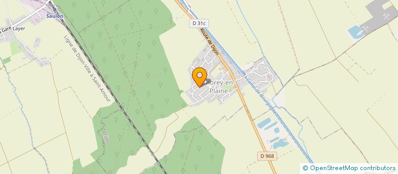 localisation de l'entreprise EDL GROUP  THOREY-EN-PLAINE