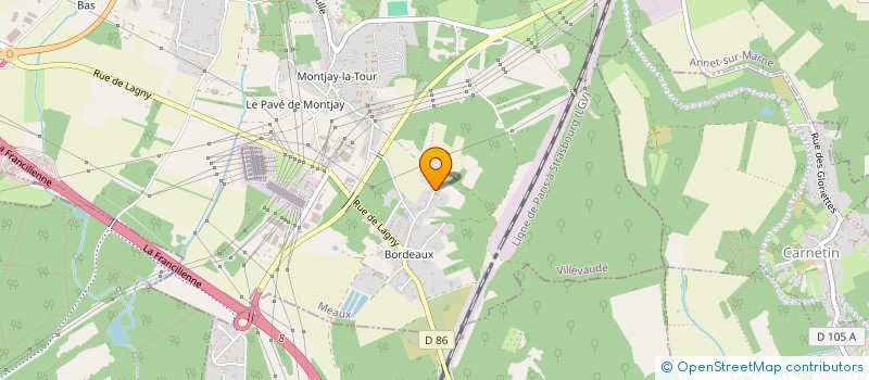 localisation de l'entreprise EDL INVEST à VILLEVAUDE