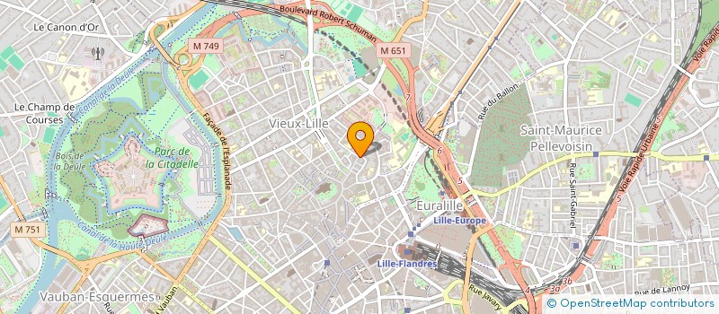 localisation de l'entreprise EDL MULTI SERVICES à LILLE