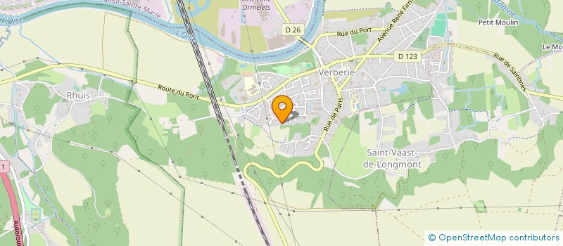 localisation de l'entreprise EDL SOLUTIONS à VERBERIE