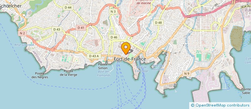 localisation de l'entreprise EDL2 à FORT-DE-FRANCE