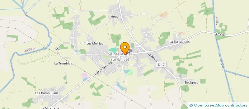 localisation de l'entreprise EDLA  SAINTE-ANNE-SUR-BRIVET