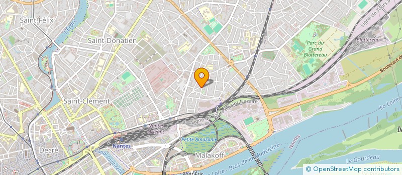 localisation de l'entreprise EDLC IMMO à NANTES