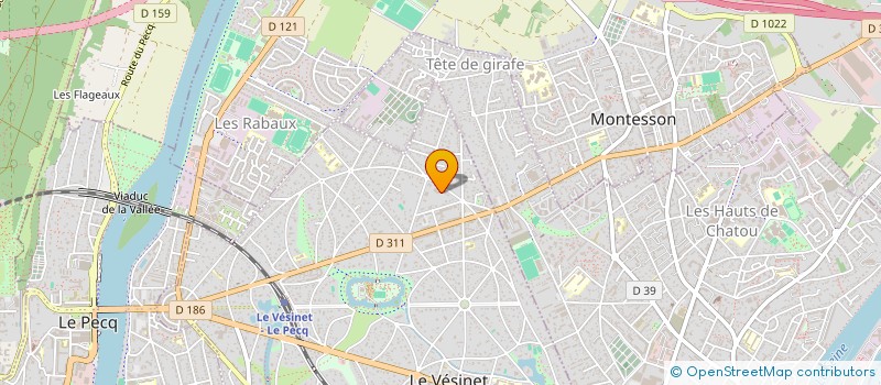 localisation de l'entreprise EDLO  LE VESINET