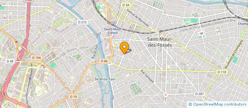 localisation de l'entreprise EDLU à SAINT-MAUR-DES-FOSSES