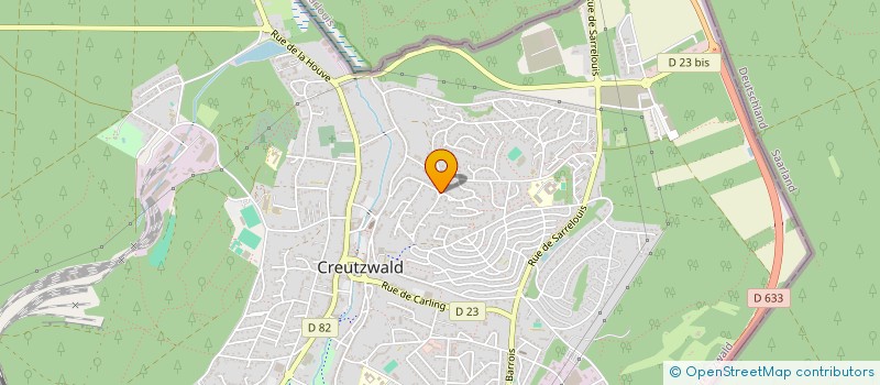 localisation de l'entreprise EDLYDECO  CREUTZWALD