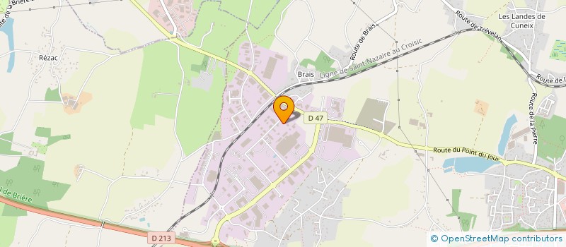 localisation de l'entreprise EDM à SAINT-NAZAIRE