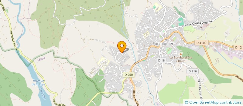 localisation de l'entreprise EDM à FORCALQUIER