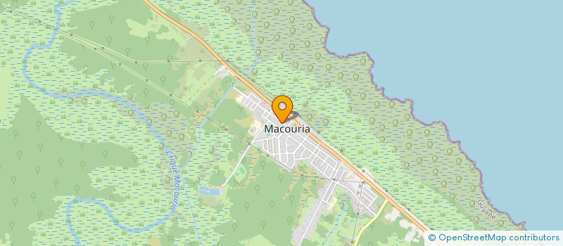 localisation de l'entreprise EDM  MACOURIA