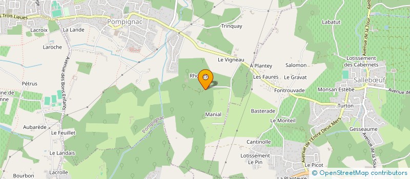 localisation de l'entreprise EDM  POMPIGNAC