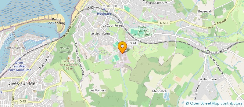 localisation de l'entreprise EDM BETON  HOULGATE