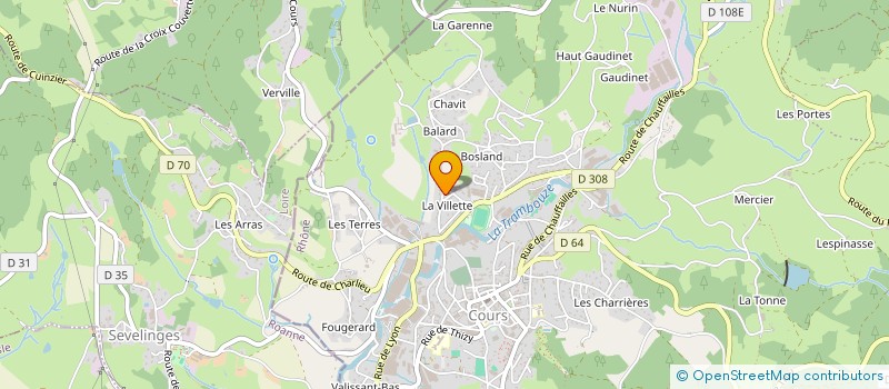 localisation de l'entreprise EDM DIFFUSION  COURS