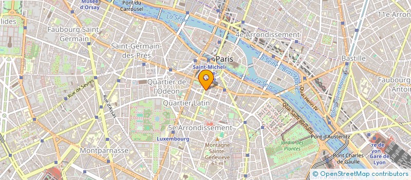 localisation de l'entreprise EDM DIFFUSION  PARIS