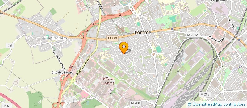 localisation de l'entreprise EDM EXPRESS à LILLE