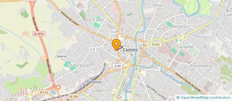 localisation de l'entreprise EDM INSTALLATION à CASTRES