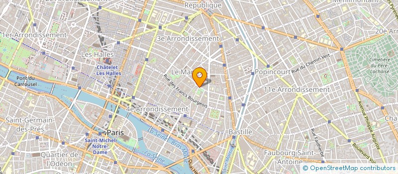 localisation de l'entreprise EDM PARIS à PARIS
