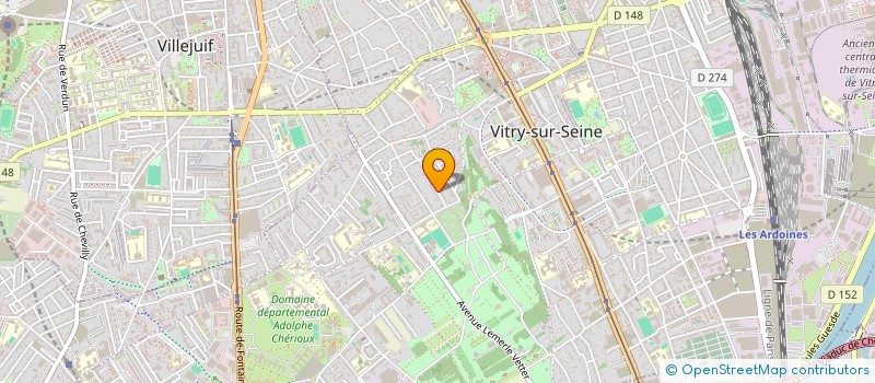 localisation de l'entreprise EDM RECORDS à VITRY-SUR-SEINE