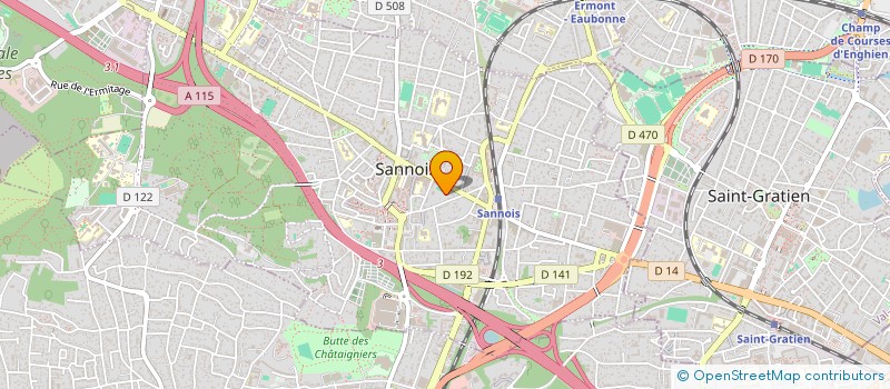 localisation de l'entreprise EDM SANNOIS  SANNOIS