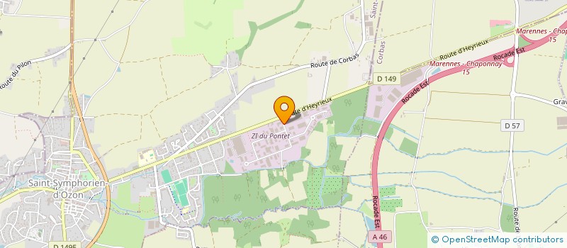 localisation de l'entreprise EDM SOLUTIONS à SAINT-SYMPHORIEN-D'OZON