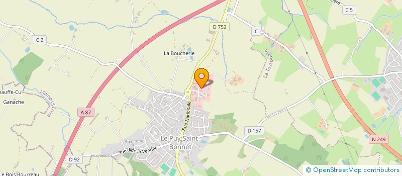 localisation de l'entreprise EDM49 à CHOLET