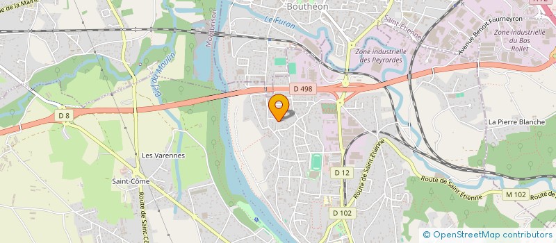 localisation de l'entreprise EDMA  SAINT-JUST-SAINT-RAMBERT