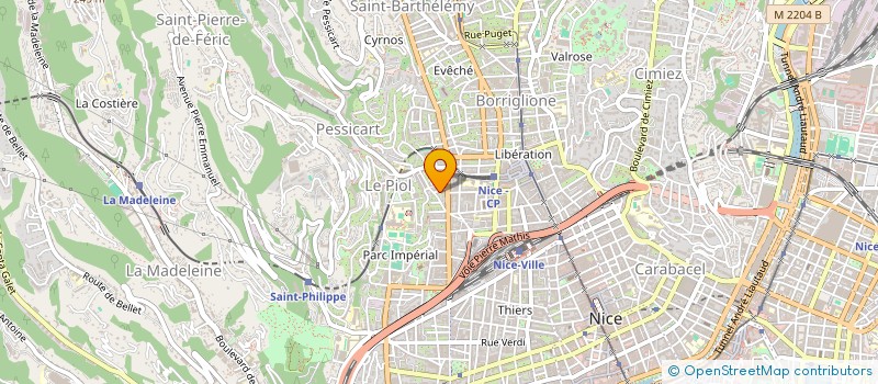localisation de l'entreprise EDMA à NICE