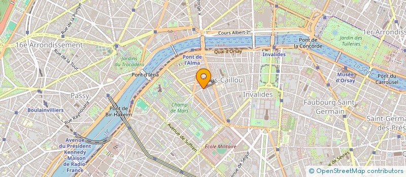 localisation de l'entreprise EDMA SARL  PARIS