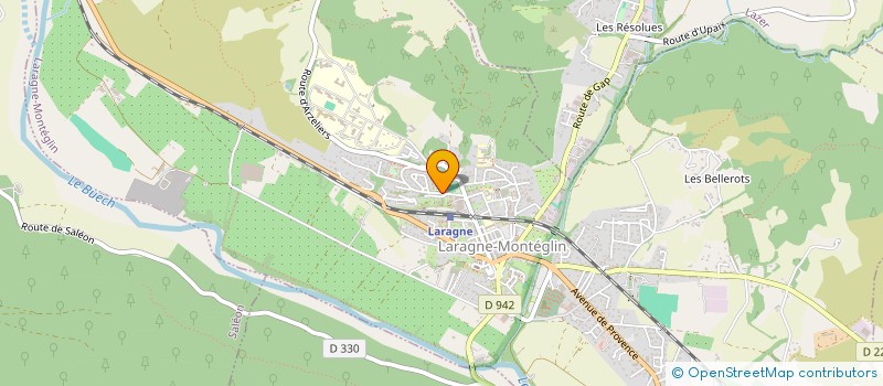 localisation de l'entreprise EDMA VIAN  LARAGNE-MONTEGLIN