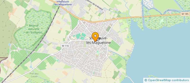 localisation de l'entreprise EDMC  VILLENEUVE-LES-MAGUELONE