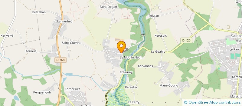 localisation de l'entreprise EDME 56  BRECH