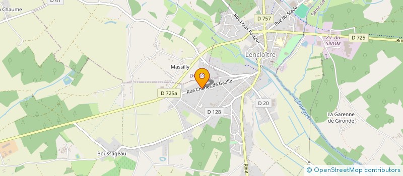 localisation de l'entreprise EDMEE à LENCLOITRE