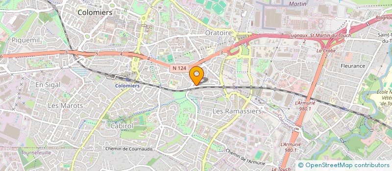 localisation de l'entreprise EDMERICH à COLOMIERS