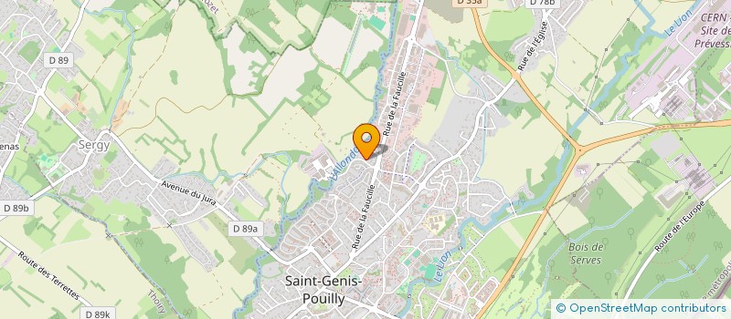 localisation de l'entreprise EDMFRANCE à SAINT-GENIS-POUILLY