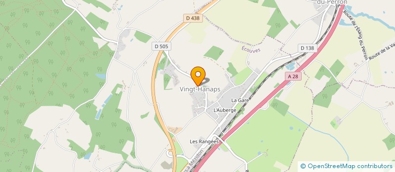 localisation de l'entreprise EDMH à ECOUVES