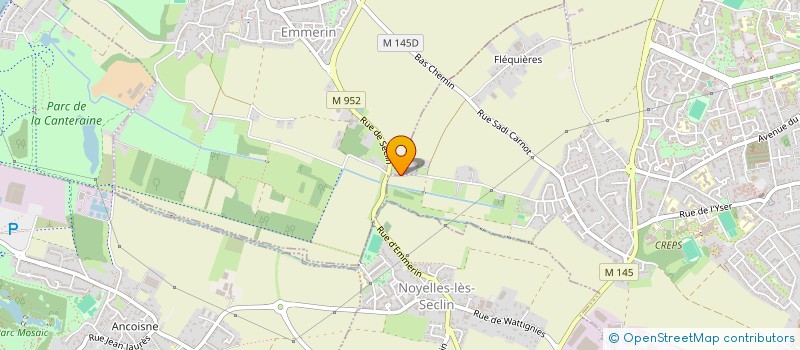 localisation de l'entreprise EDMIGAU  HALLENNES-LEZ-HAUBOURDIN