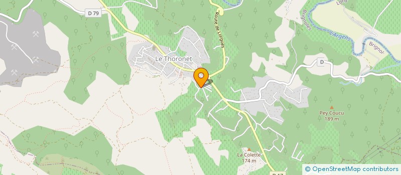 localisation de l'entreprise EDMOND-DUMAS  LE THORONET