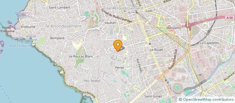 localisation de l'entreprise EDMOND ROSTAND à MARSEILLE